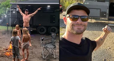 Chris Hemsworth shares rare footage of his twins