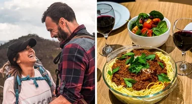 Locky Gilbert gushes over Irena’s phenomenal vegan cooking