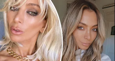 Nadia Bartel debuts platinum blonde hair