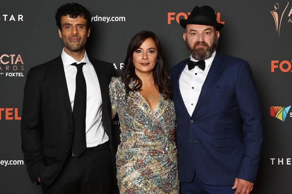 Fayssal Bazzi, Thea McLeod and Paul Ireland