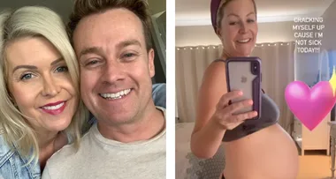 Chezzi Denyer marks major pregnancy milestone
