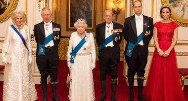 Kate Middleton dazzles in Princess Diana’s favourite tiara in new Royal family portrait