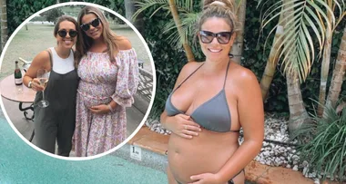 It’s a boy! Fiona Falkiner and Hayley Willis welcome first child