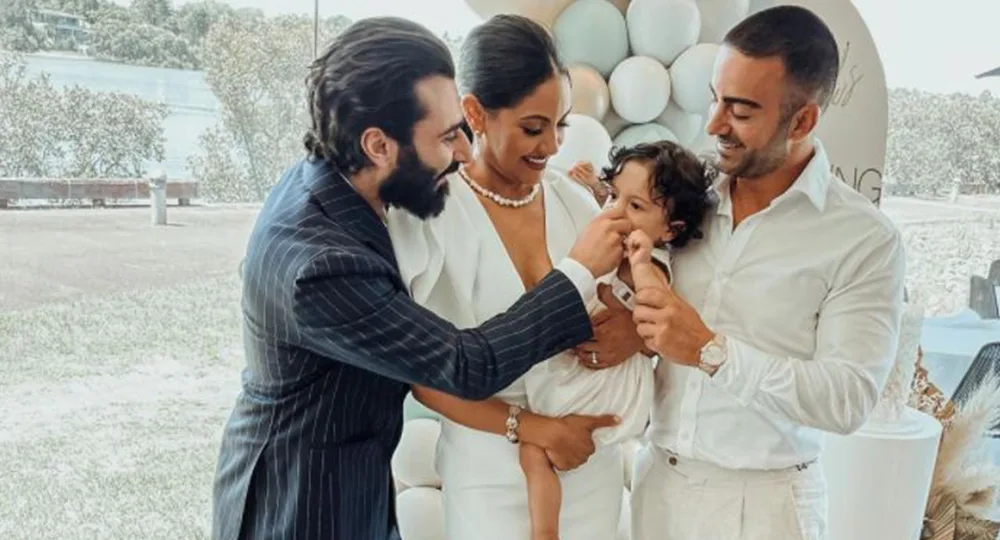 Gogglebox’s youngest star celebrates his christening