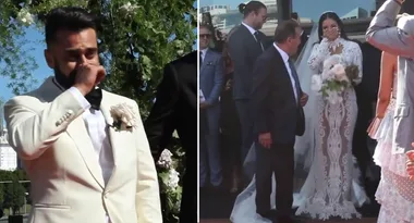 Gogglebox couple share unseen footage from their wedding