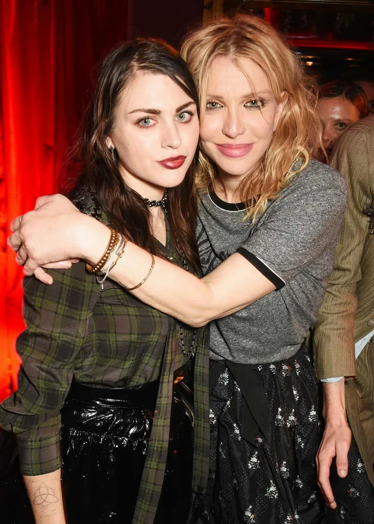 Frances Bean Cobain and Courtney Love