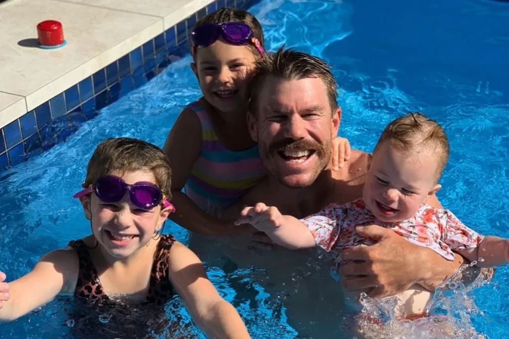 David Warner kids