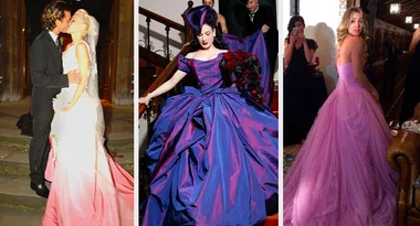 Celebrity brides who didn’t wear white on their wedding day