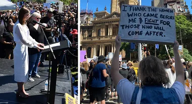 Why women across Australia marched for justice today