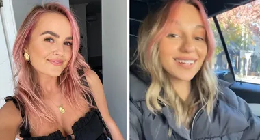 Elly Miles and Bella Varelis are leading the pink hair dye trend