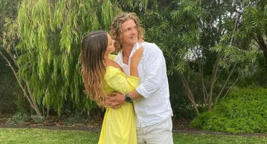 Nick Cummins and girlfriend Alex George take the next big step
