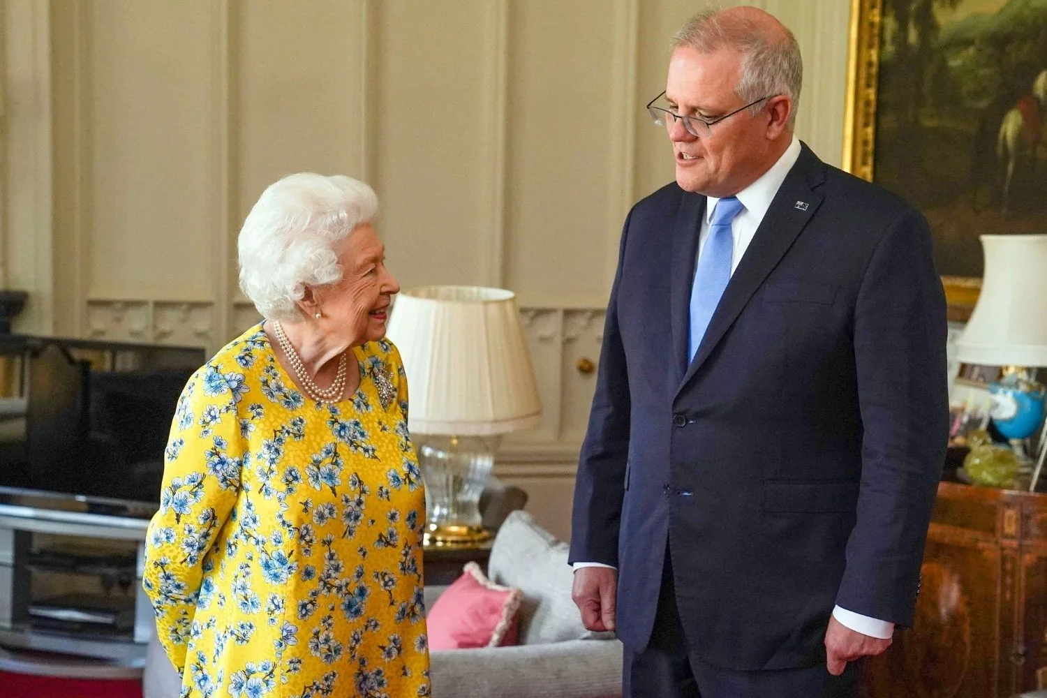 The Queen Scott Morrison