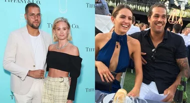 Jestina and Buddy Franklin reunite after seven weeks apart