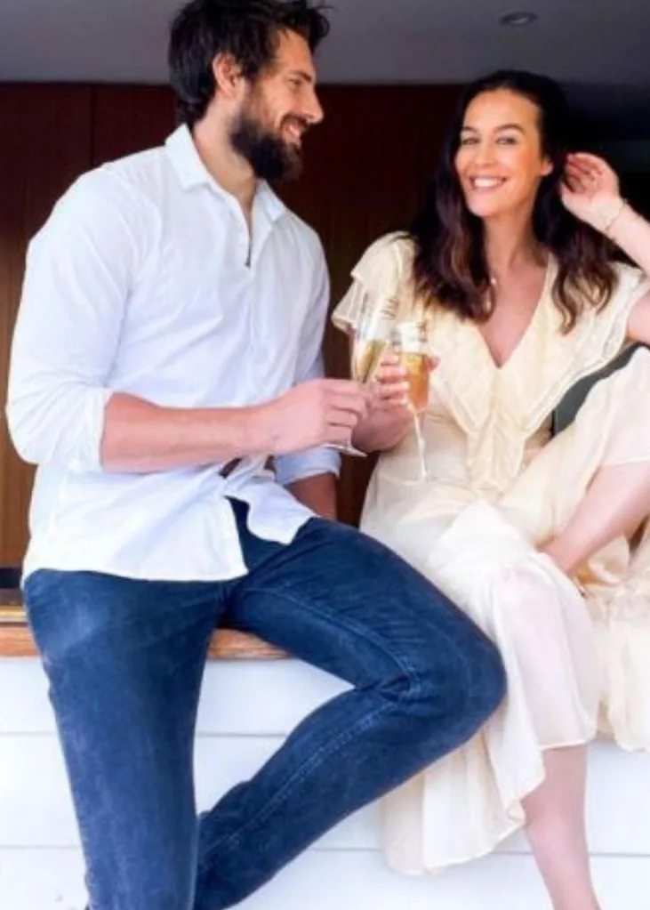 Megan Gale Shaun Hampson