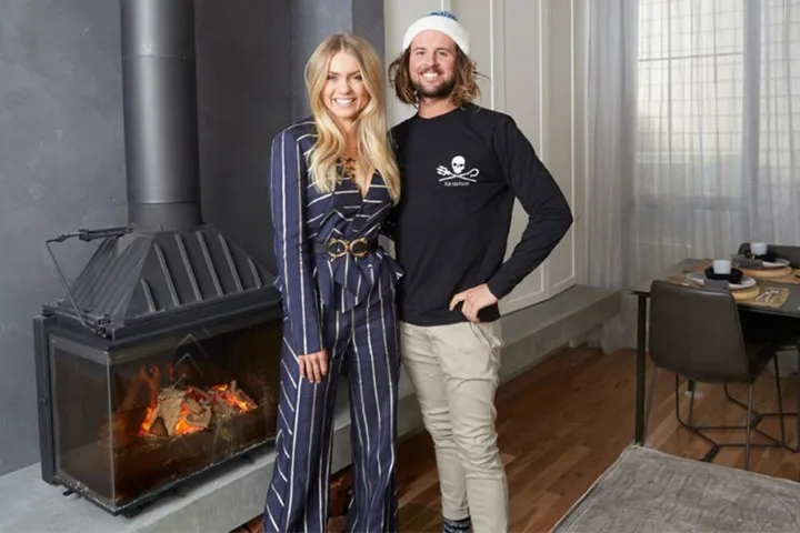 Elyse Knowles and Josh Barker