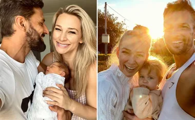 Tim Robards and Anna Heinrich’s baby girl steals hearts