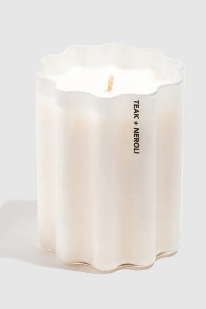 wave soy candle