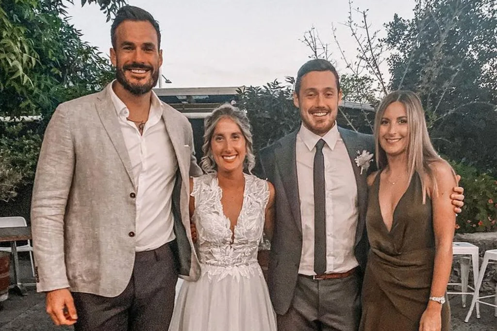 locky and irena attend harry hills wedding