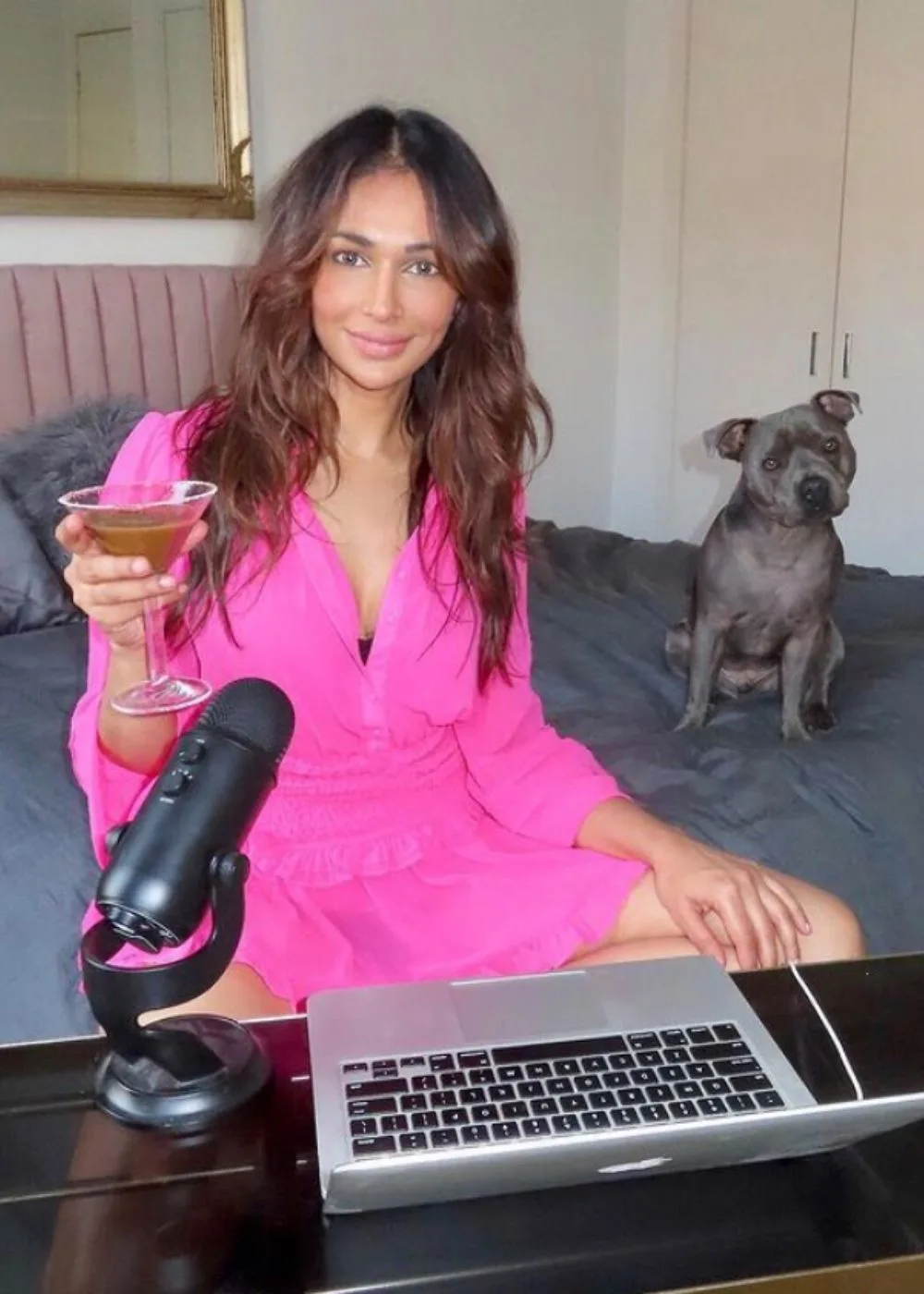 sharon-johal-podcast-pink-dress