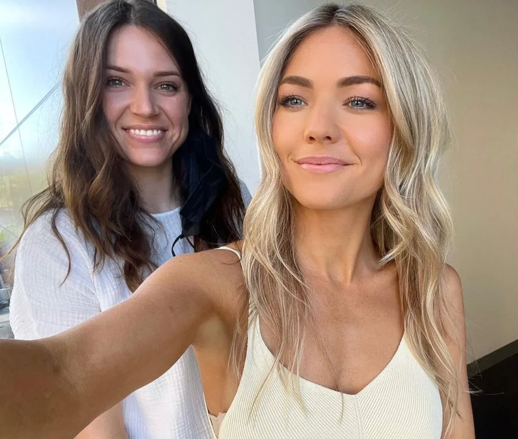 sam frost returns to instagram with new hair