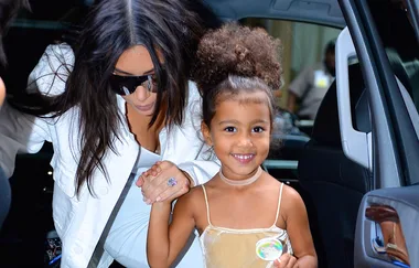 North West paints her walls and toys with nail polish then makes an even bigger mess while helping cleanup