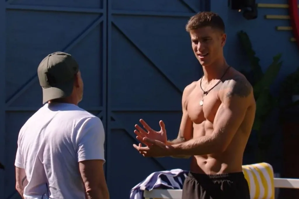 josh carroll on big brother vip speaking with danny hayes