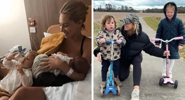 Phoebe Burgess revels in the joy of motherhood