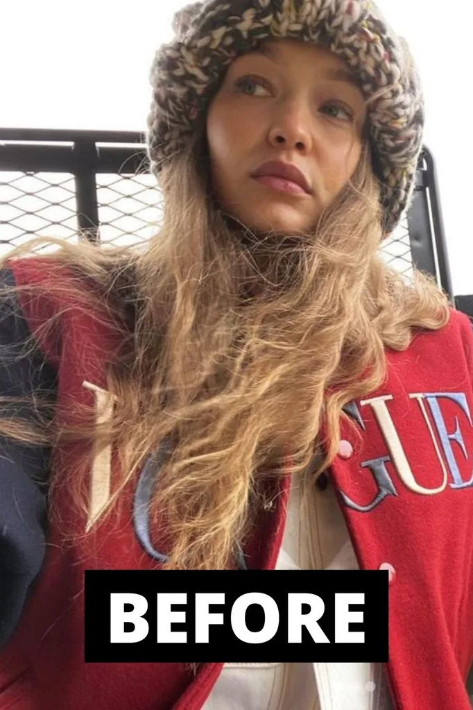gigi hadid natural hair colour