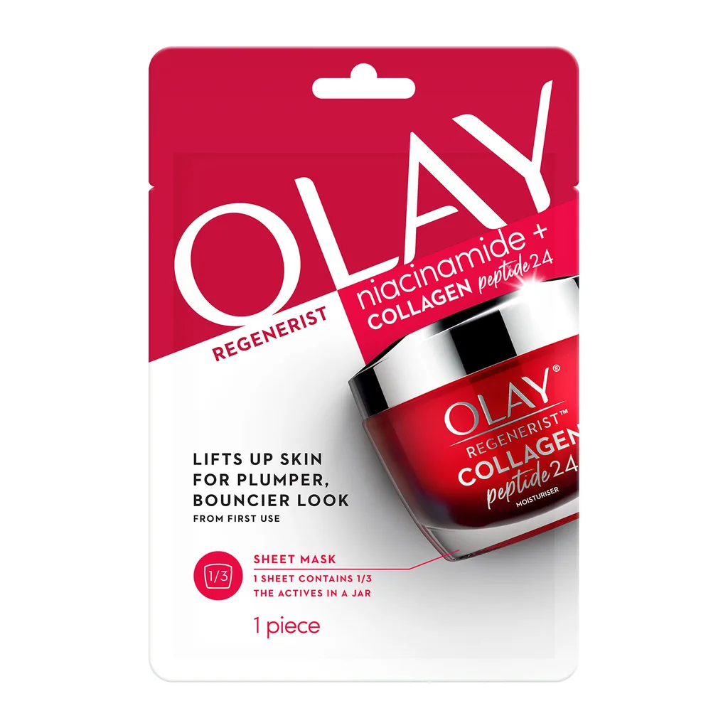 OLAY Regenerist Niacinamide + Collagen Peptide 24 Sheet Mask
