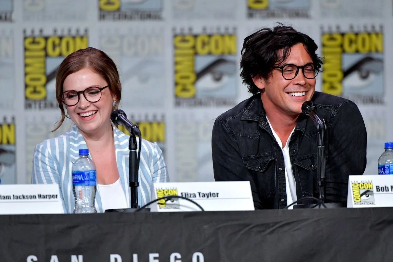 eliza-taylor-bob-morley-comic-con