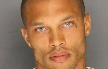 Hot Mugshot Guy Jeremy Meeks Goes to Fashion Week