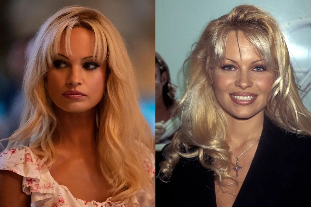 pamela anderson lily james