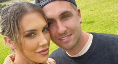 MAFS’ Beck Zemek shows growing bump at The Batman premiere