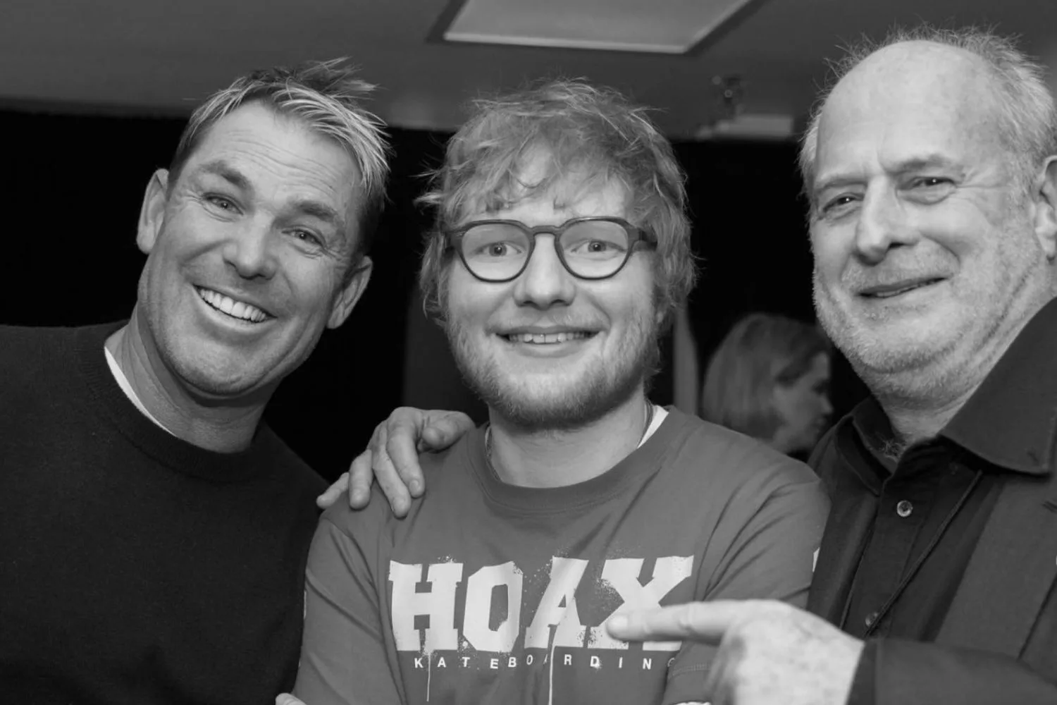 ed-sheeran-shane-warne-michael-gudinski