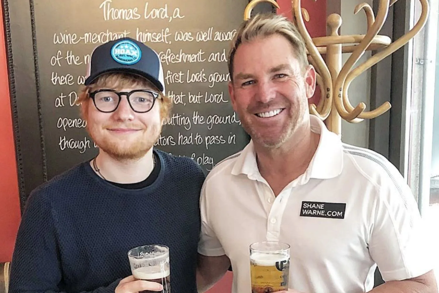 ed-sheeran-shane-warne-lords