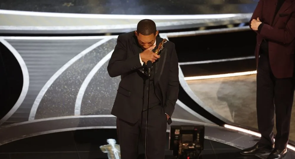 Will Smith addresses why he snapped during Oscars acceptance speech