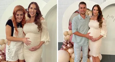 MAFS’ Beck Zemek throws luxe baby shower in preparation for baby girl