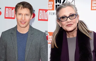 James Blunt reveals that Carrie Fisher may have predicted her death