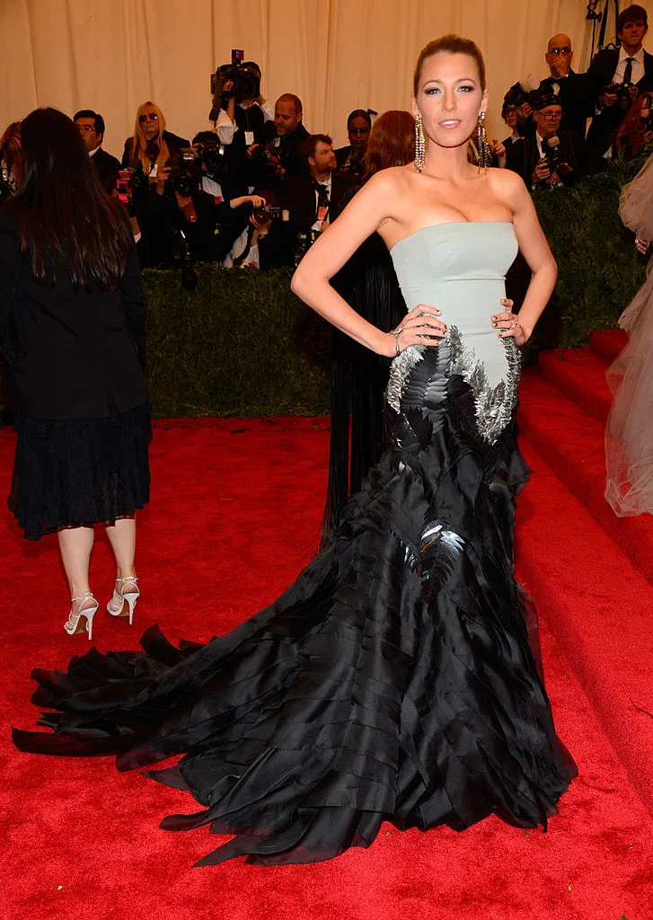 blake lively met gala punk theme