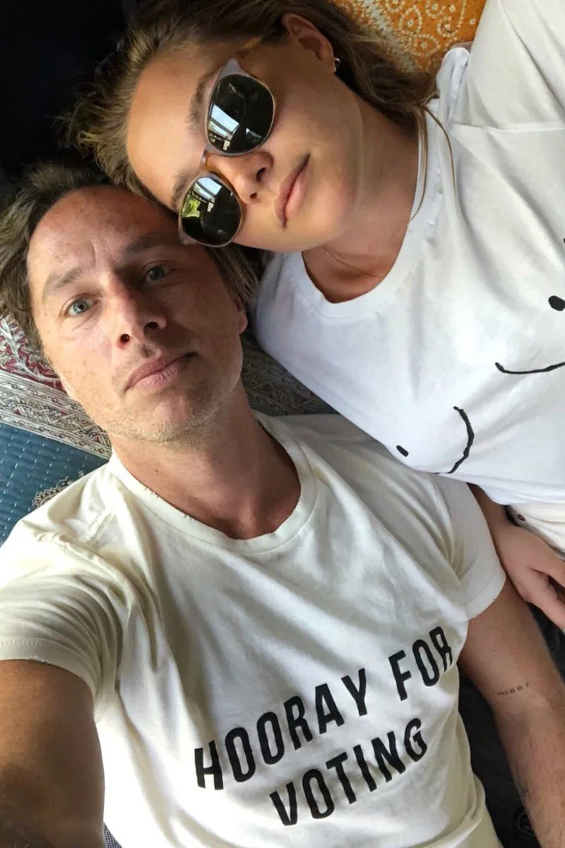 Florence Pugh and Zach Braff