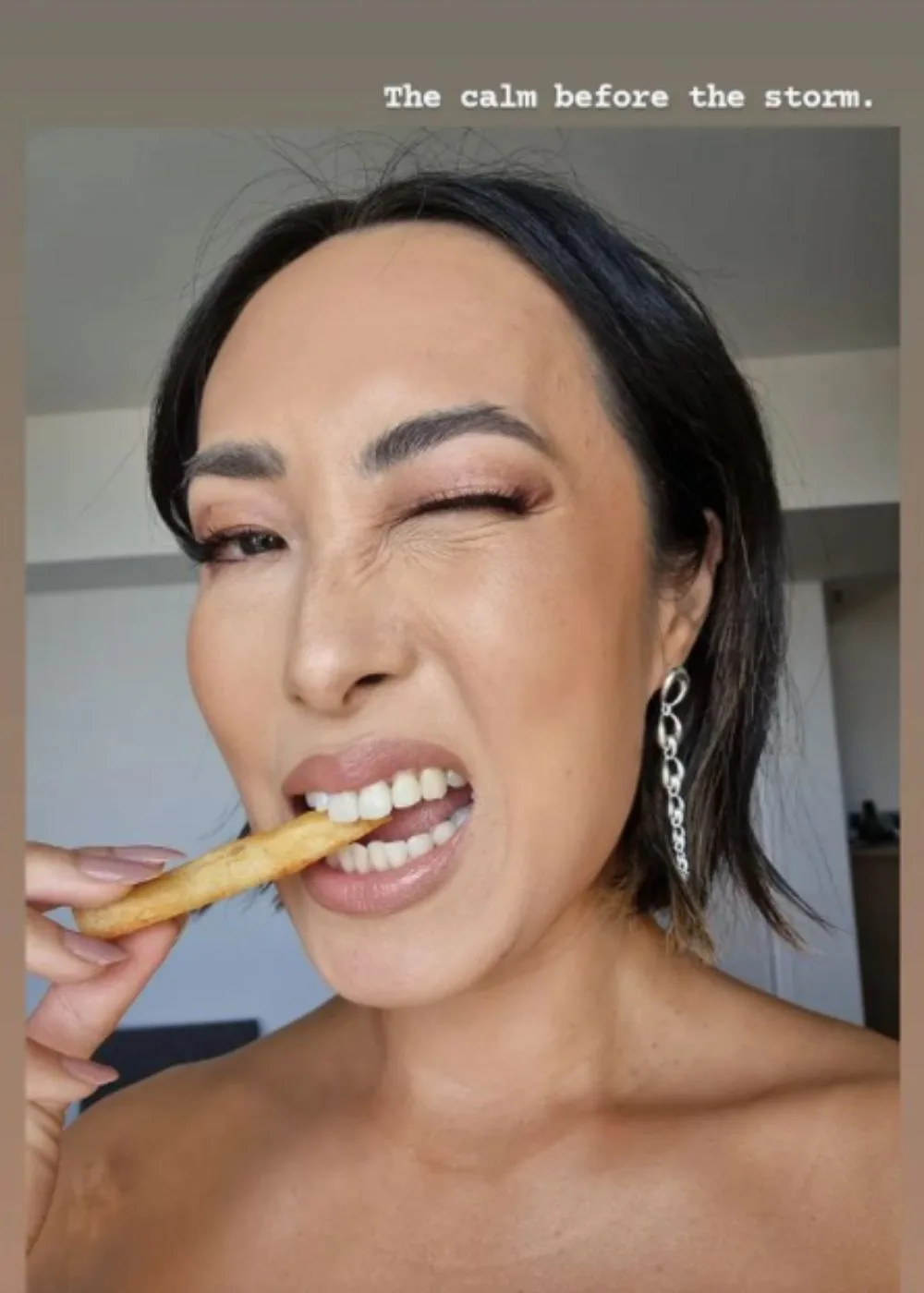 melissa-leong-logies-getting-ready