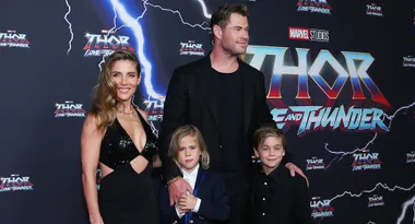 Chris Hemsworth’s lookalike twins make rare red carpet appearance