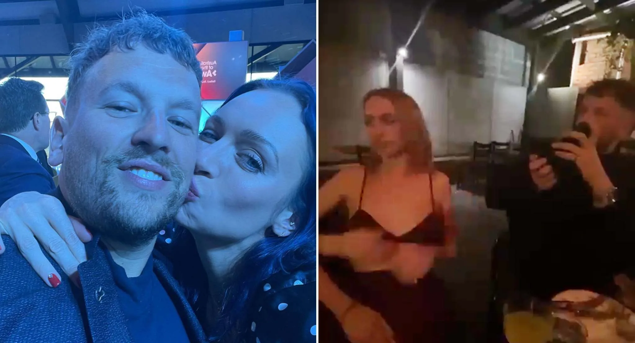 Dylan Alcott and Chantelle Otten’s sexy “date night” act