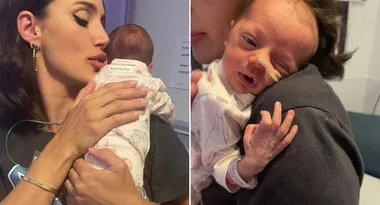 Relatable mum move in Snezana Wood’s newborn throwback