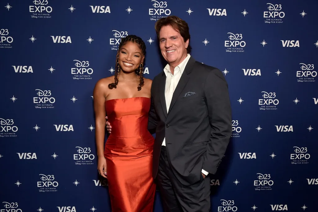 Halle Bailey and Rob Marshall