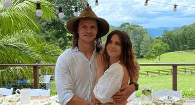 Nick ‘Honey Badger’ Cummins and girlfriend Alexandra George welcome first baby