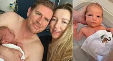 Sam Mac celebrates one month with his beautiful daughter