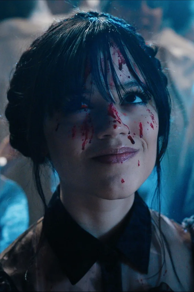 wednesday-prom-scene-fake blood