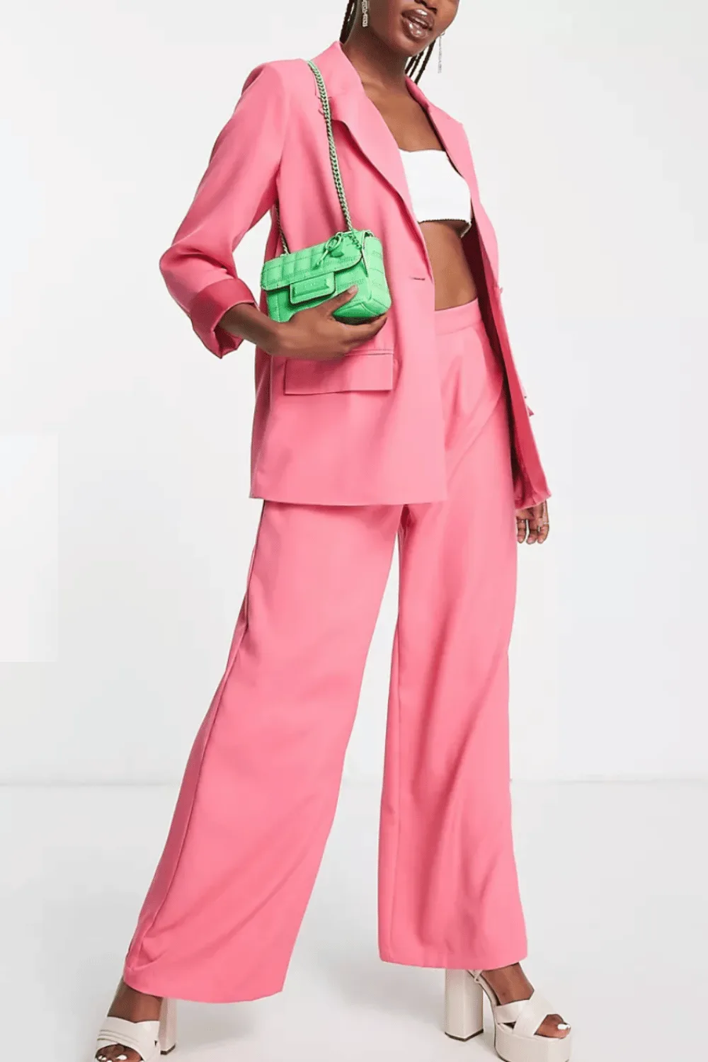Pink suit