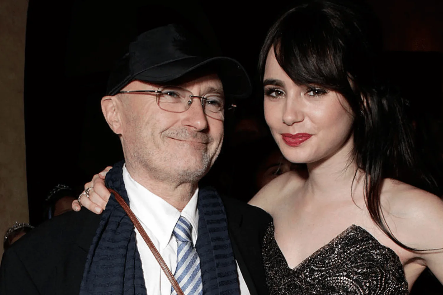 Lily and Phill Collins